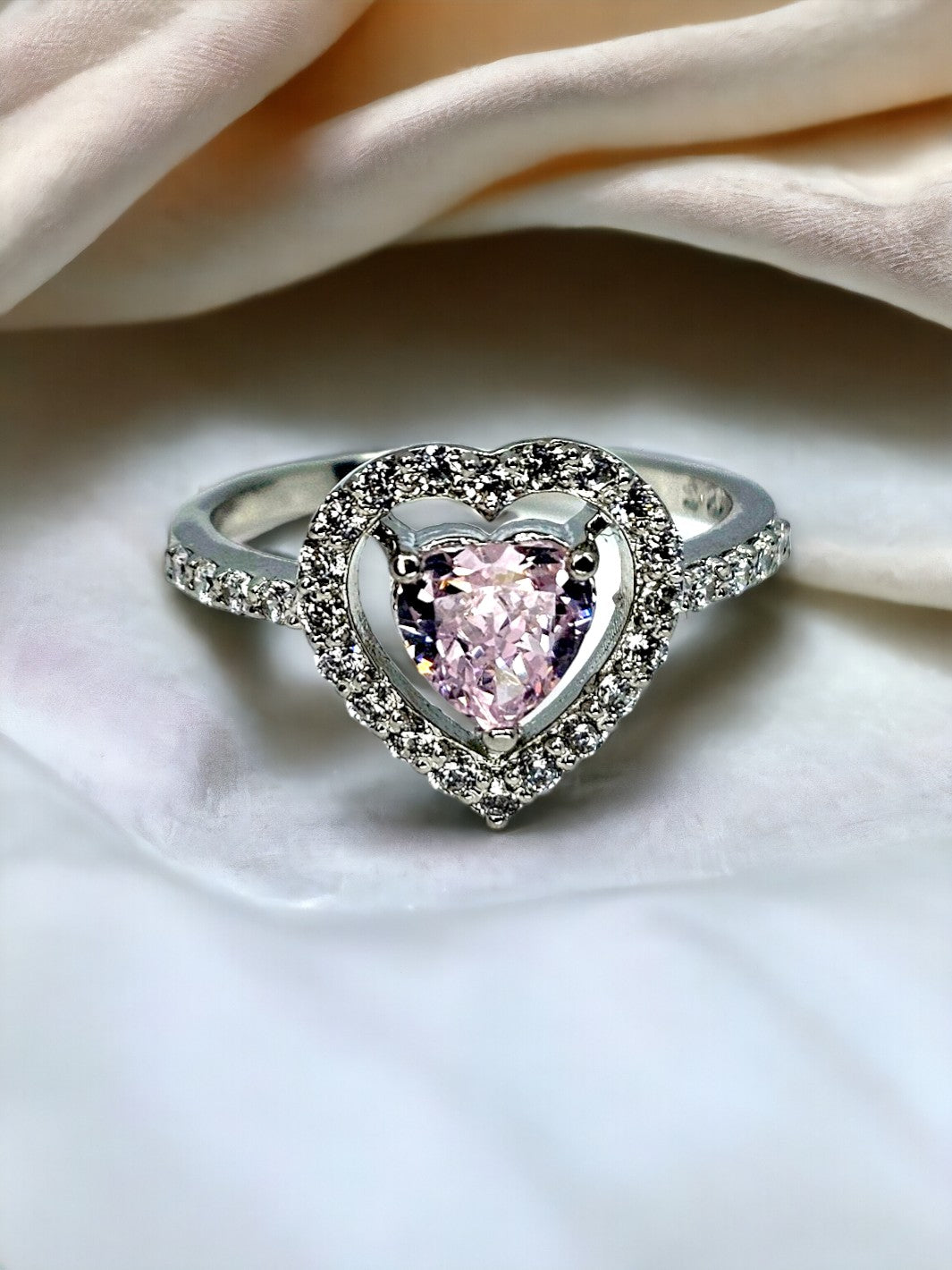 Silver 'Heart of Fire' Ring - PSA Jewels