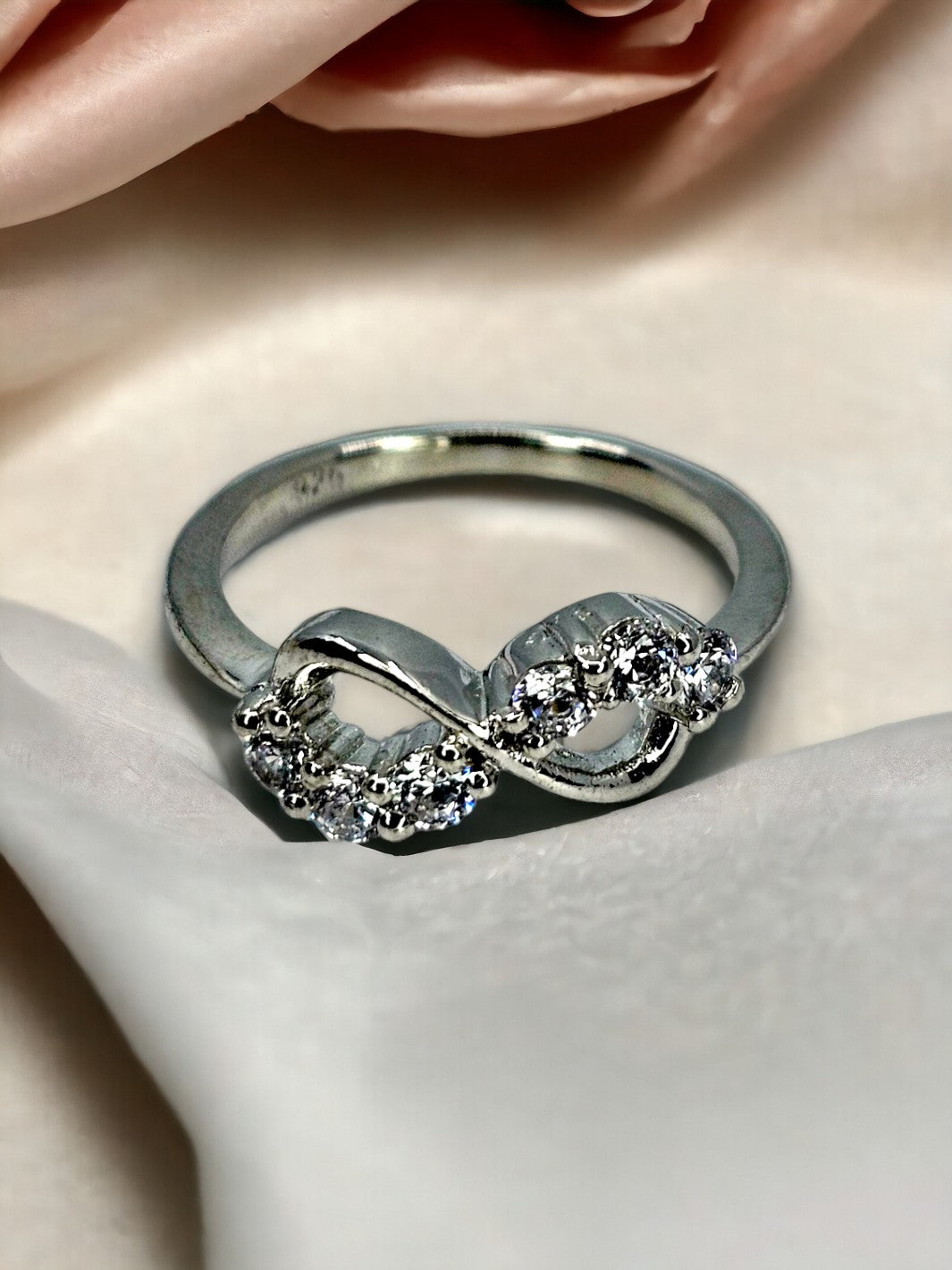 Silver Dainty Infinity Ring - PSA Jewels