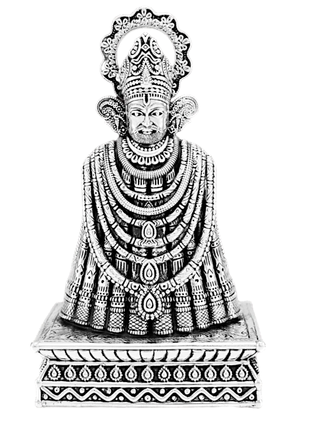 Pure Silver Shree Khatu Shyam Idol