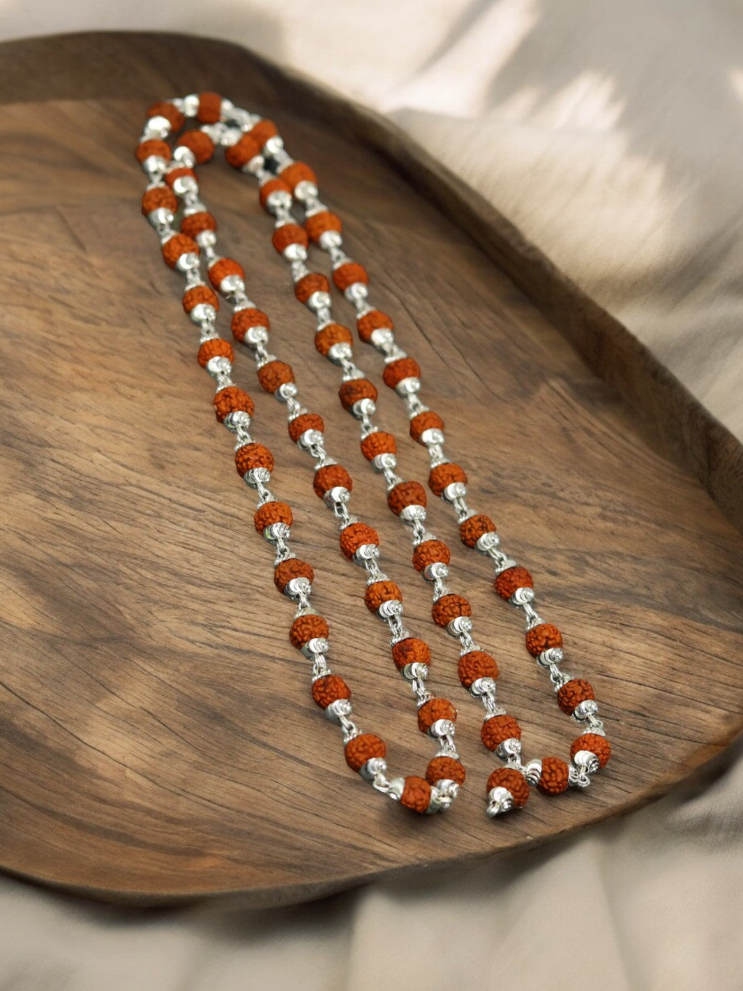 Natural Rudraksha 108-beads japp mala