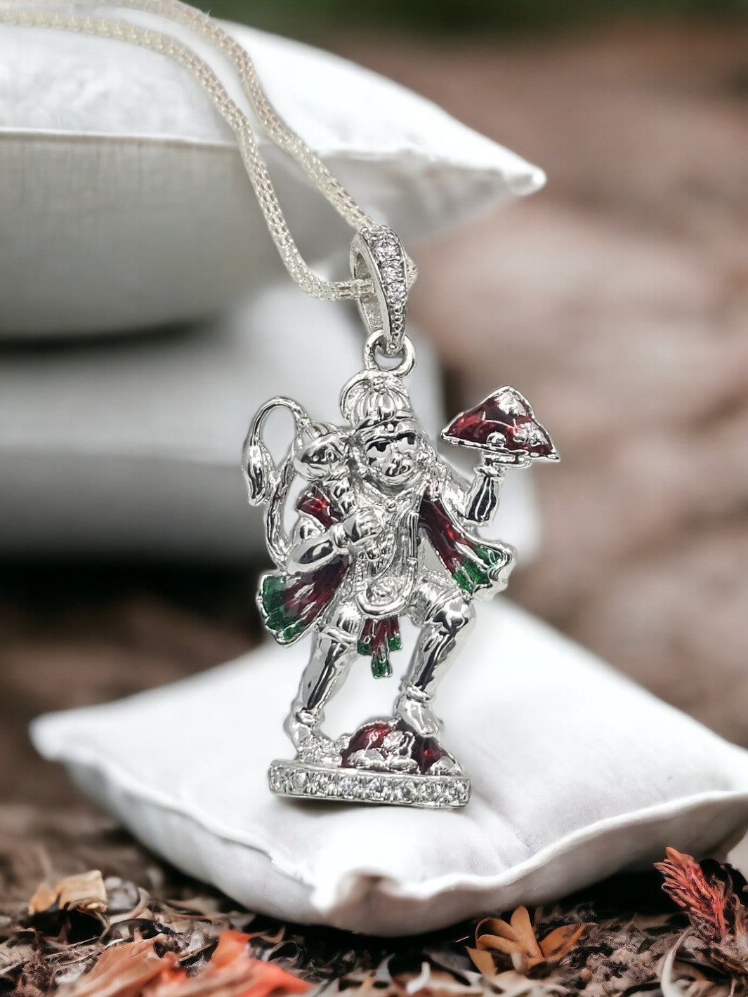 Lord Hanuman Divine Pendant with chain