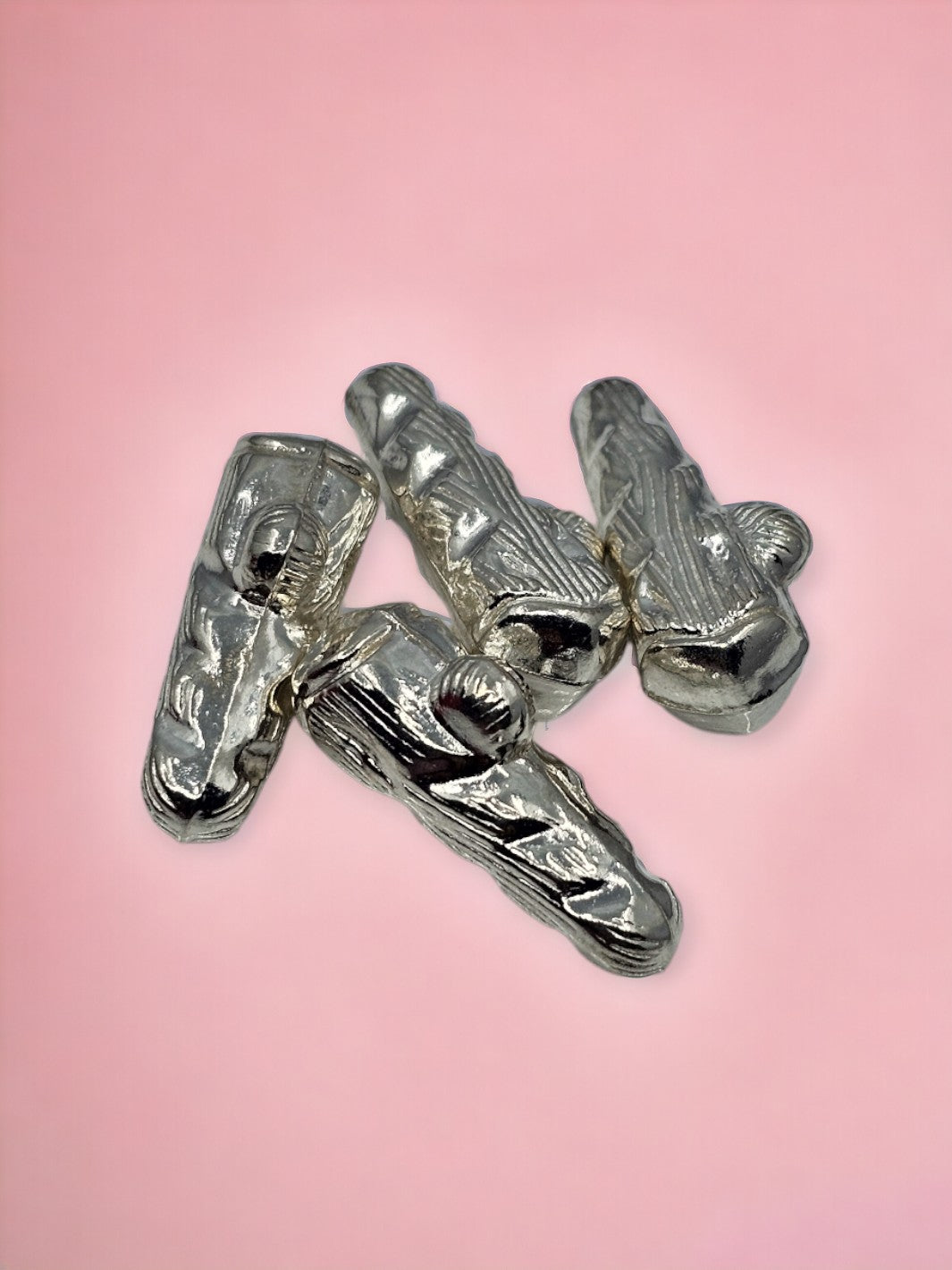 Silver Turmeric Piece / Haldi Gatt (4 pieces)