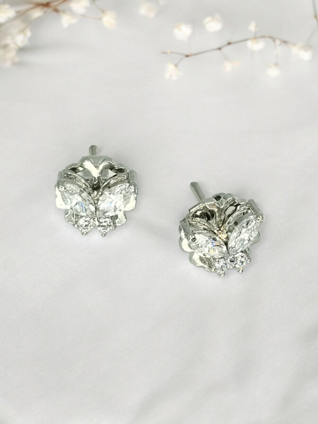 Butterfly Silver Earring