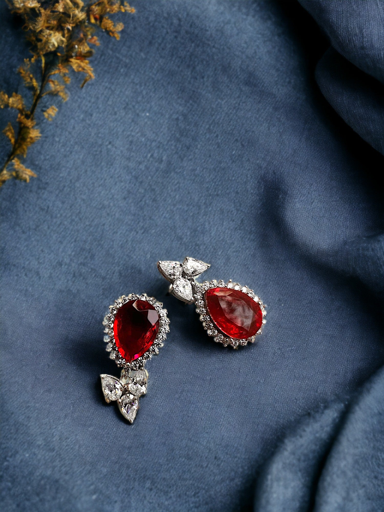 Zara Red Earring