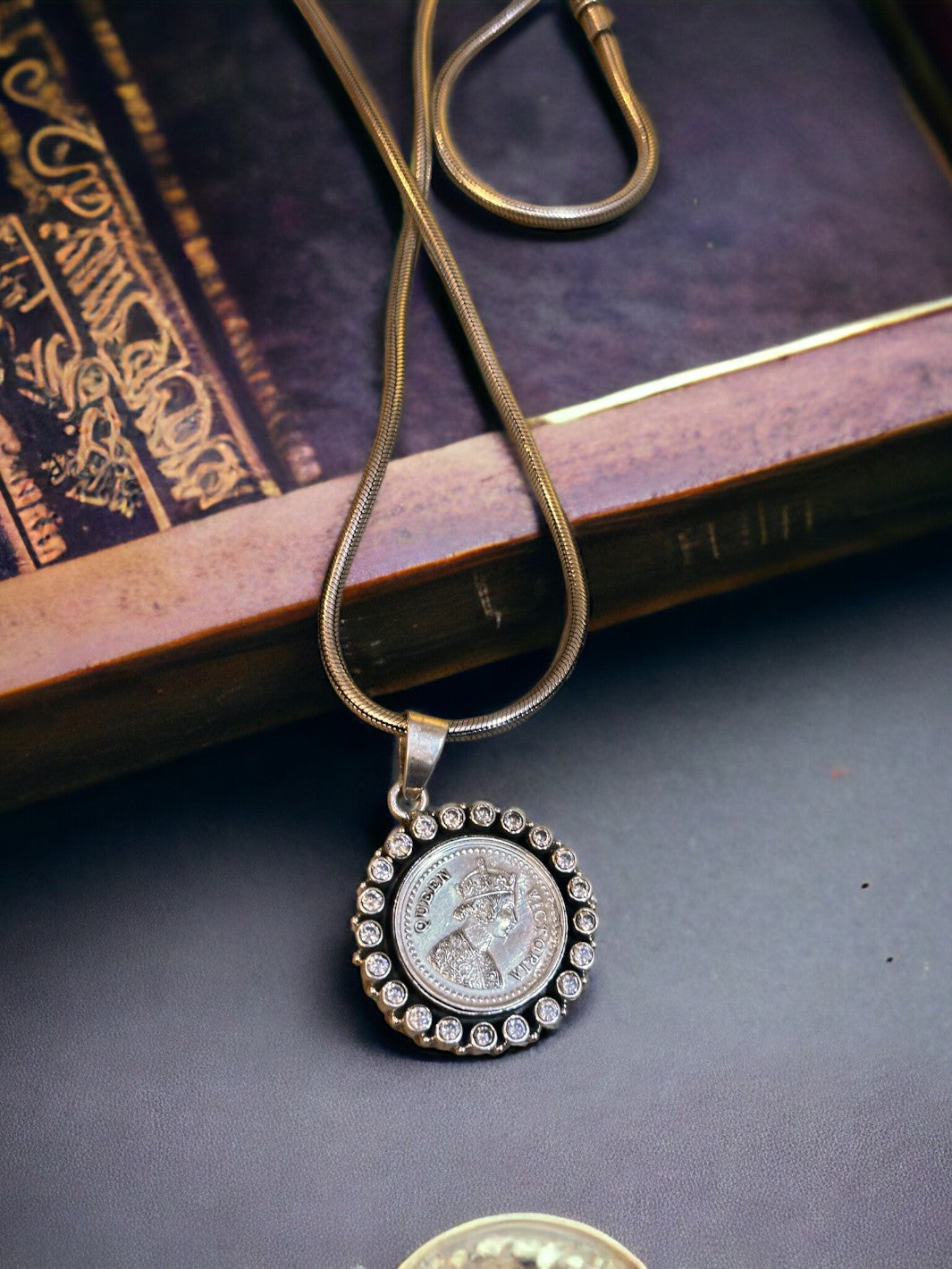 Essence Fine Victorian Coin Pendant