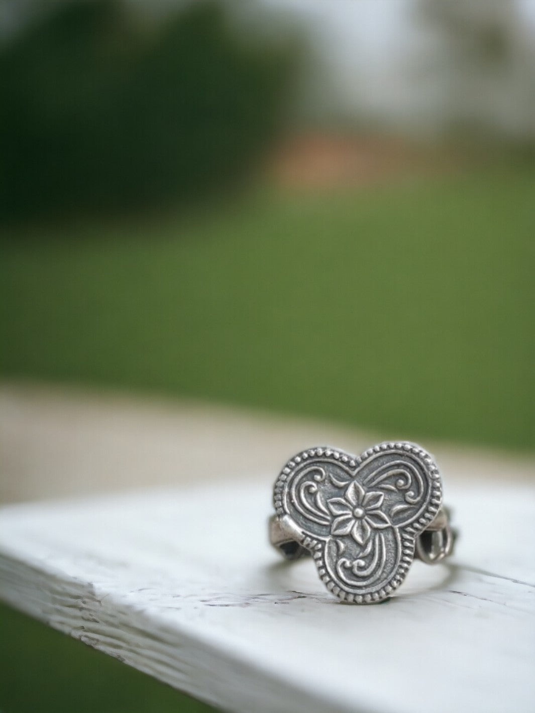 Three Cone Flower Ring