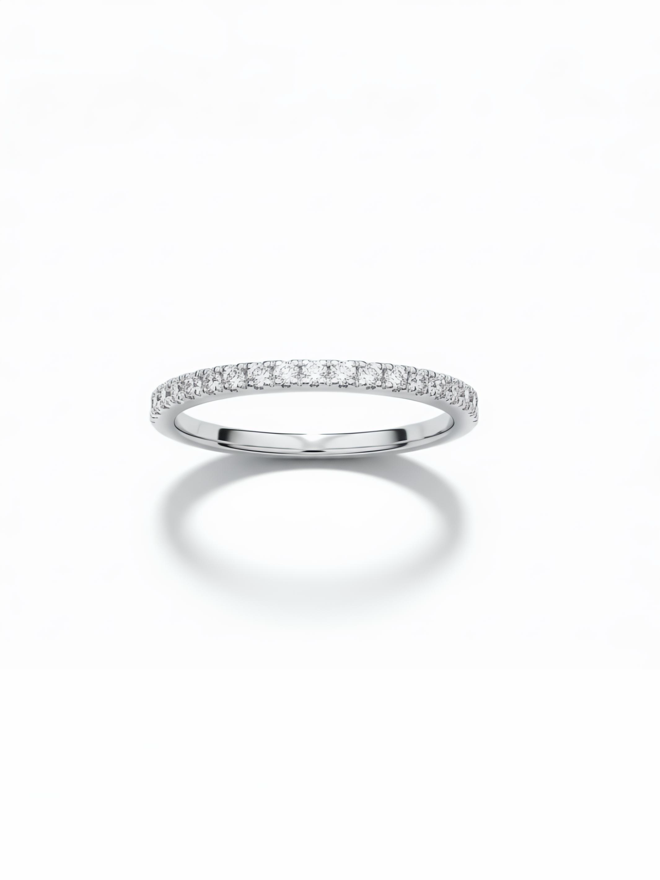 Pure Silver Eternity Ring