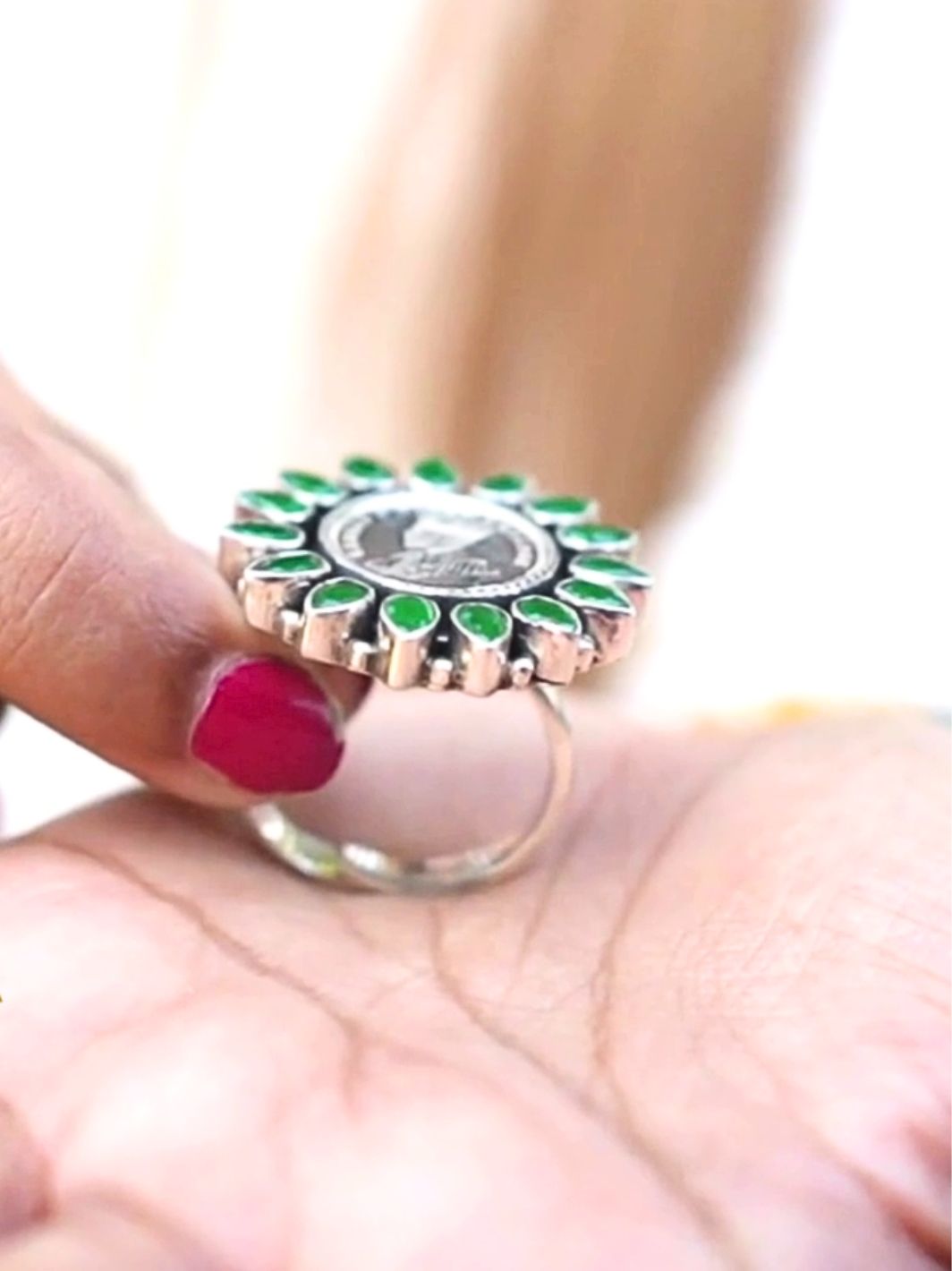 Georgia King Rajwadi Flower Ring - PSA Jewels