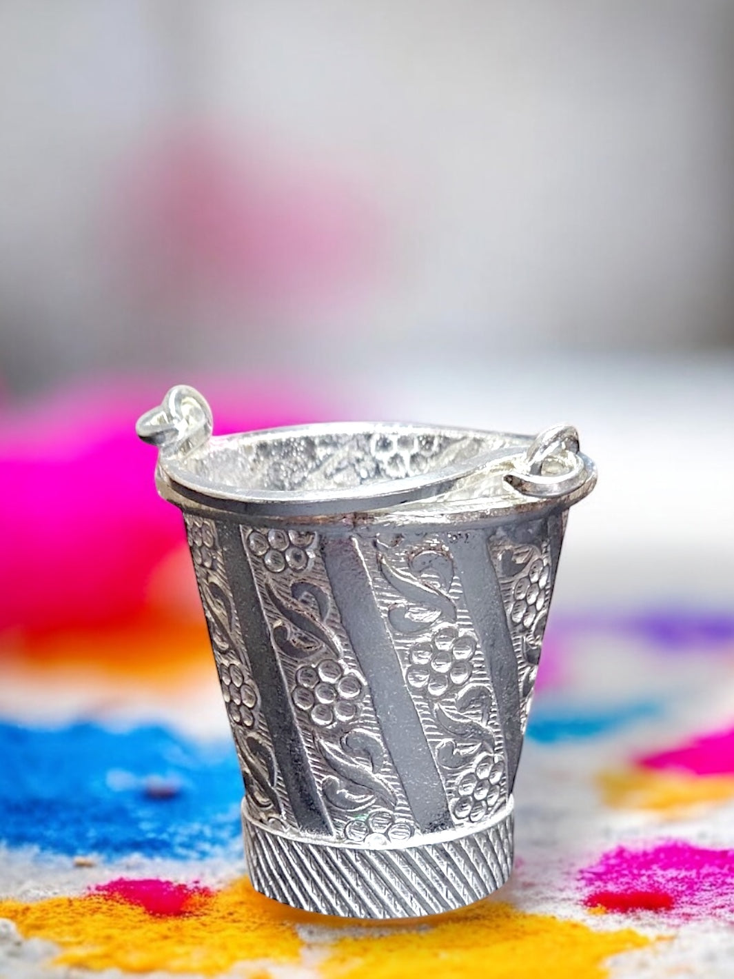 Beautiful Pure Silver Bucket