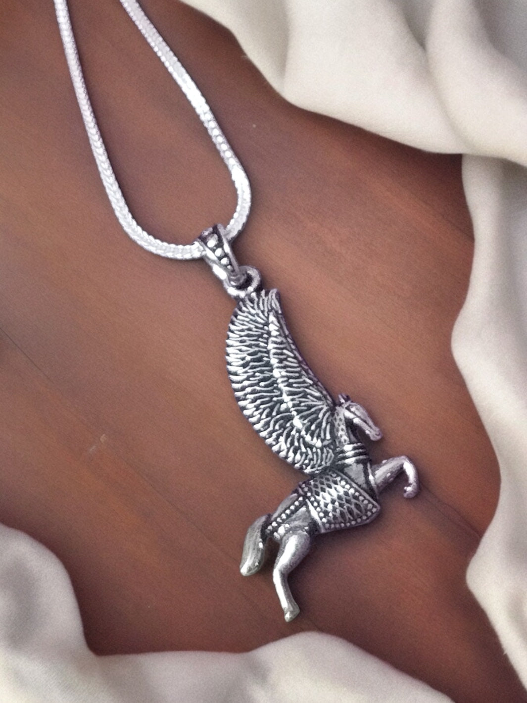 Pegasus Fly Horse Pendant With Chain