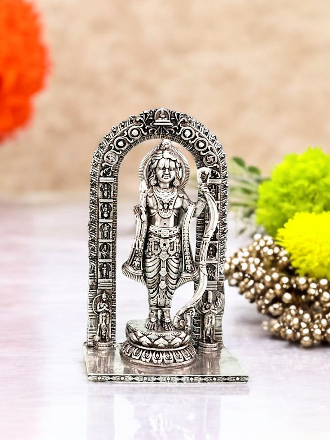 Shree Ram Lala Silver Idol