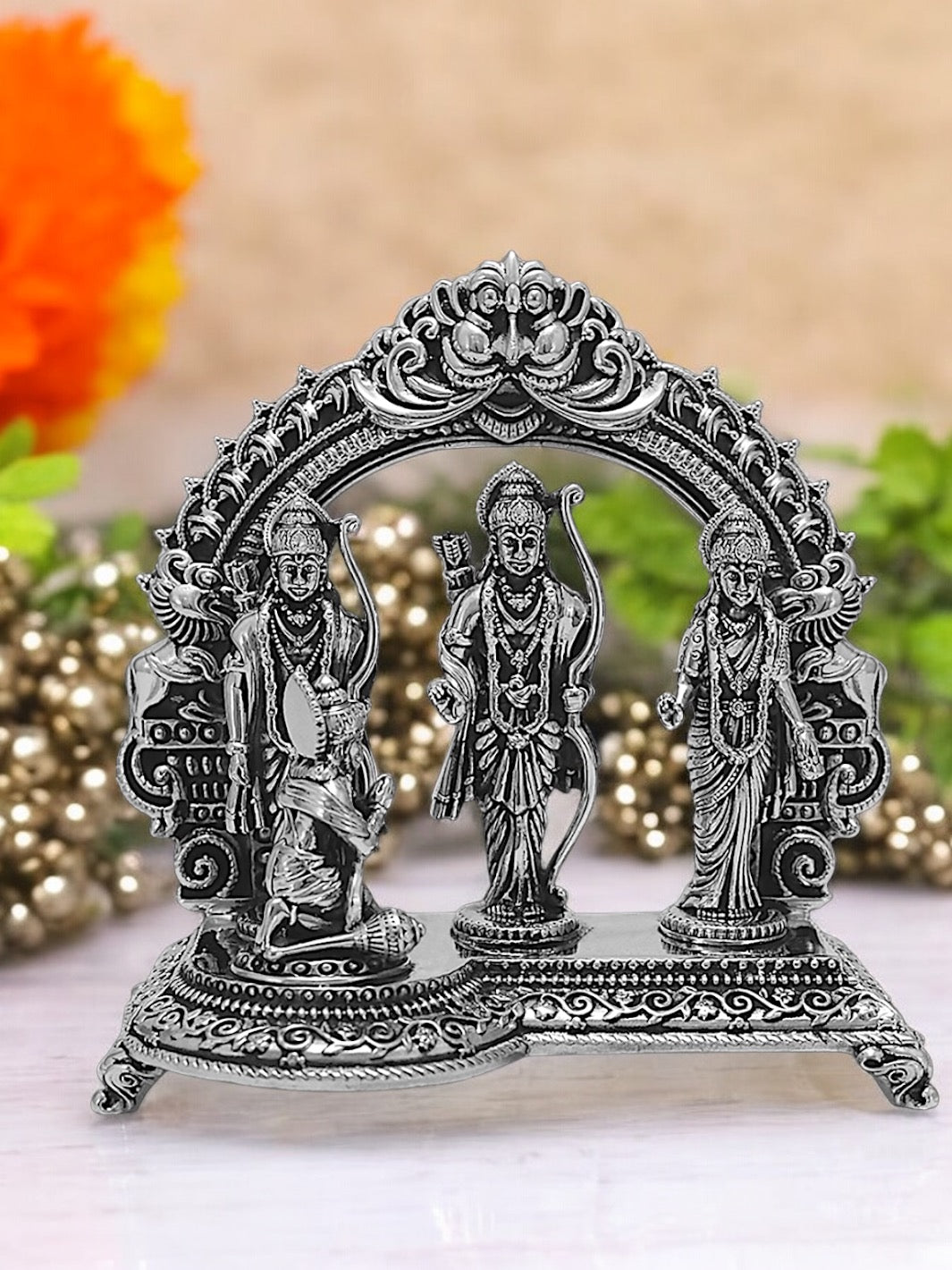 Pure Silver Ram Darbar Idol