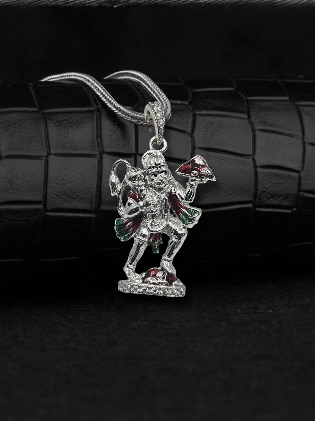 Lord Hanuman Divine Pendant with chain - PSA Jewels