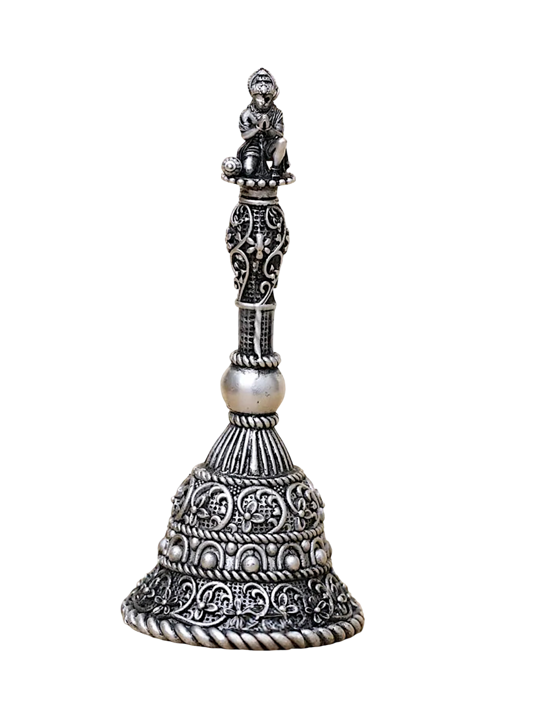 Pure Silver Lord Hanuman Bell