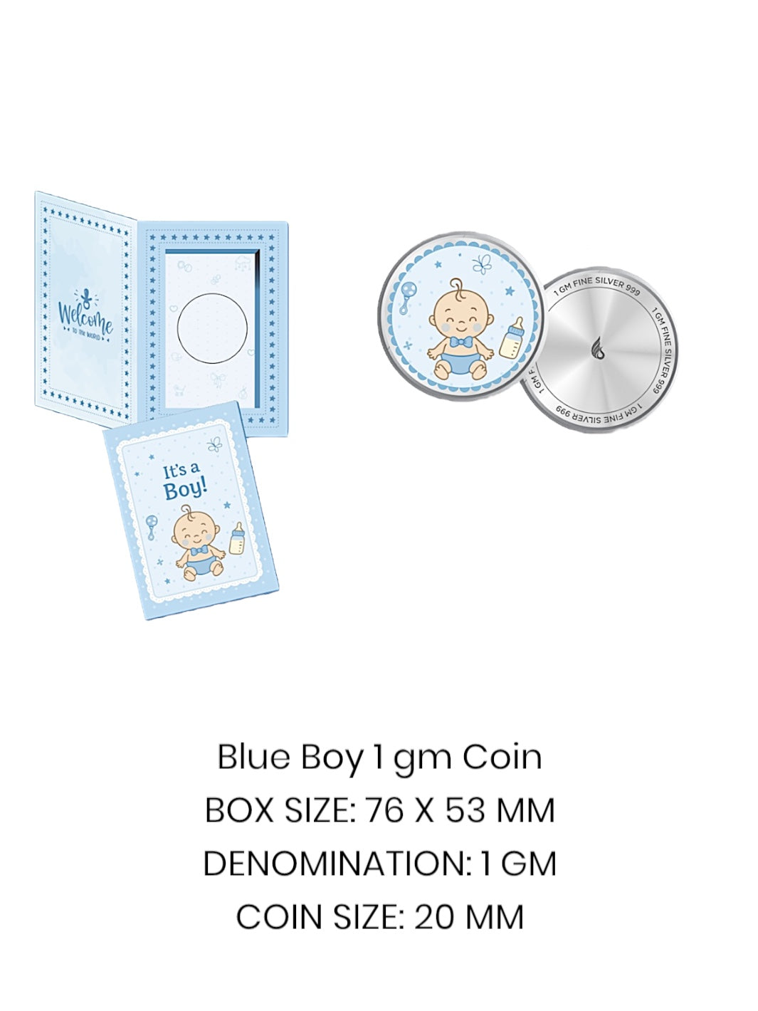 Twins Baby Special Combo Collection Silver Coins in Unique Gift Box