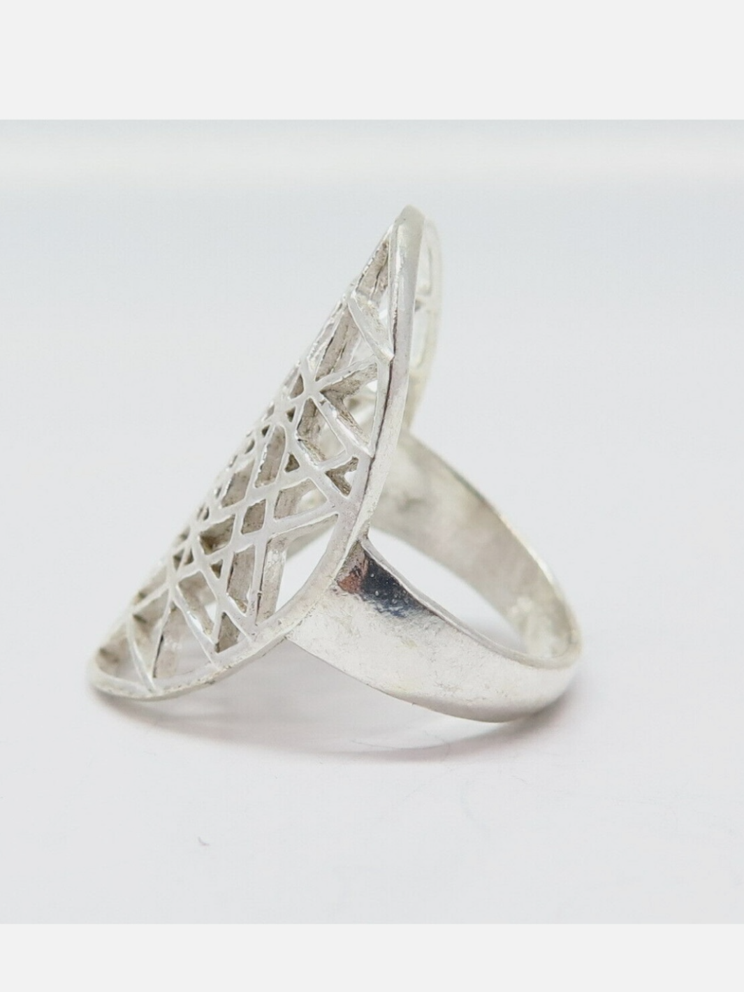 Yantra Meditation Pure Silver Ring