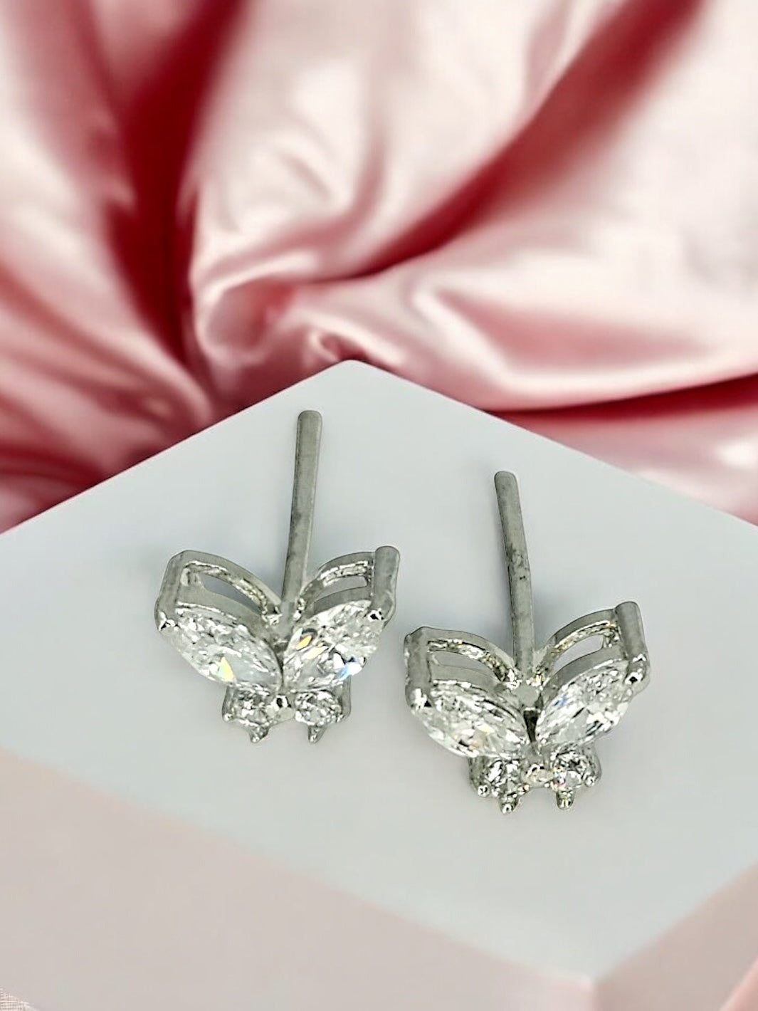 Butterfly Silver Earring