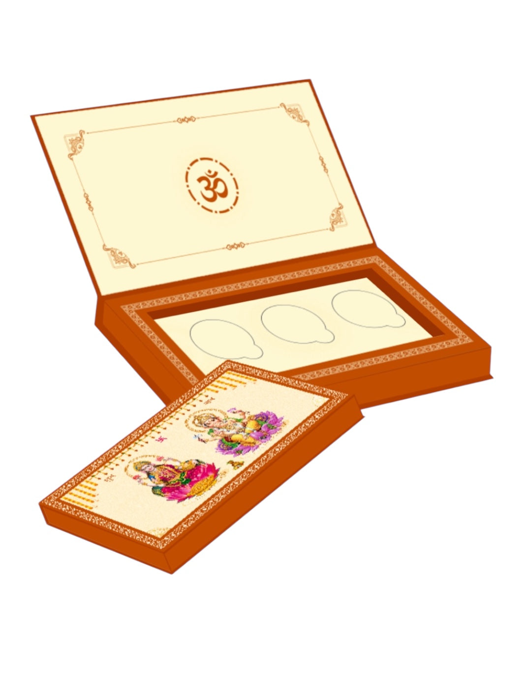 Lakshmi Ganesha Special Combo Collection of Silver Coins in Unique Gift Box
