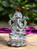 Lord Ganesh Pure Silver Solid 3d Idol