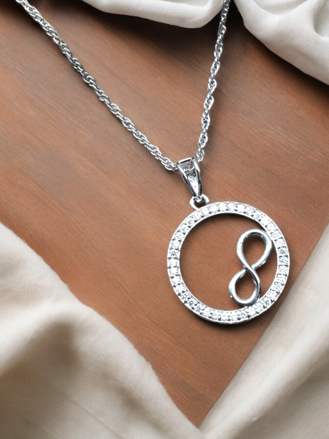 Sterling Silver Infinity Pendant