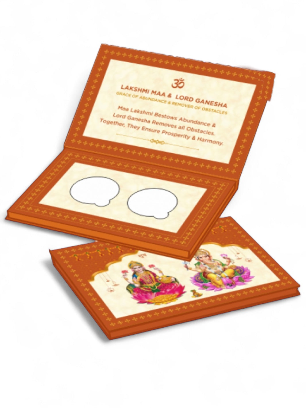Lakshmi Ganesha Special Combo Collection of Silver Coins in Unique Gift Box