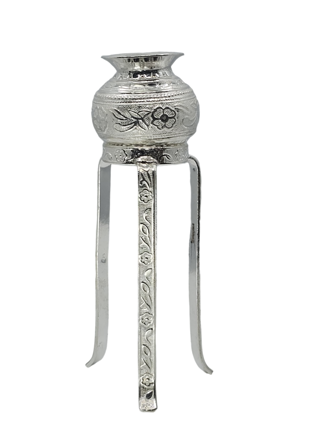 Pure Silver Lord Shiva abhishekam kalash