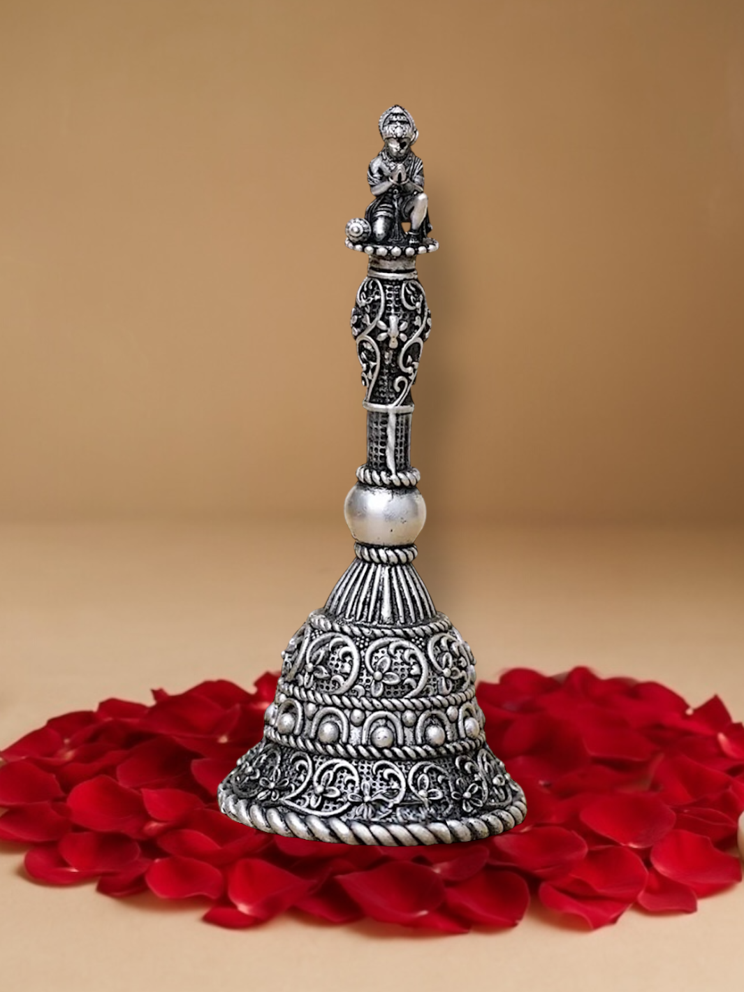Pure Silver Lord Hanuman Bell