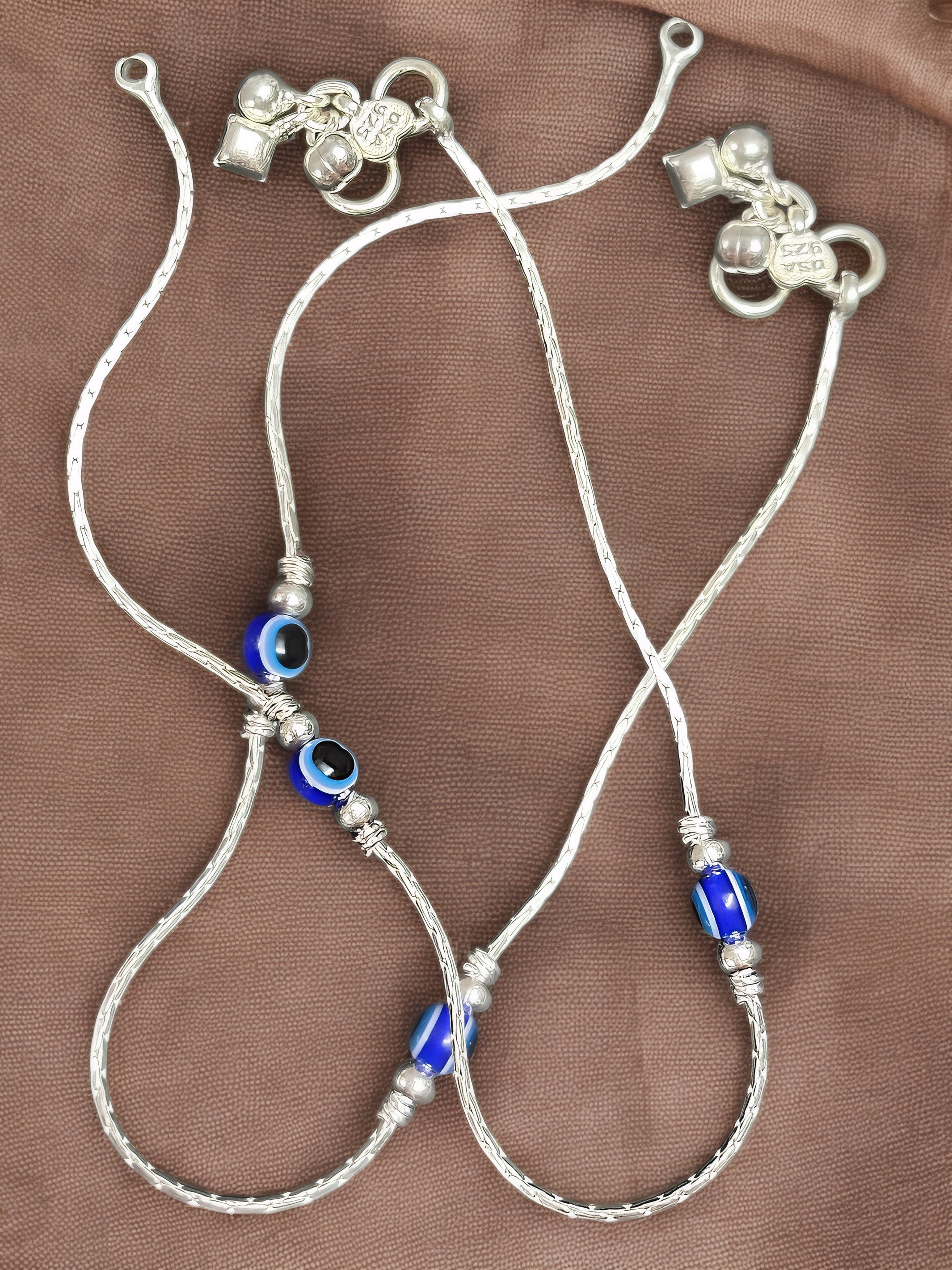Evil Eye anklet/ Payal Pair