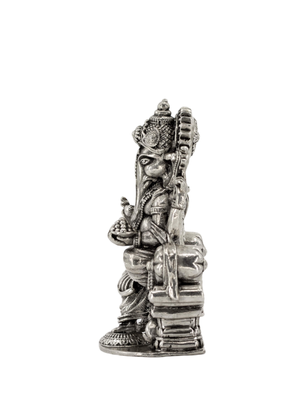 Almighty Lord Ganesh Pure Silver 3d Idol