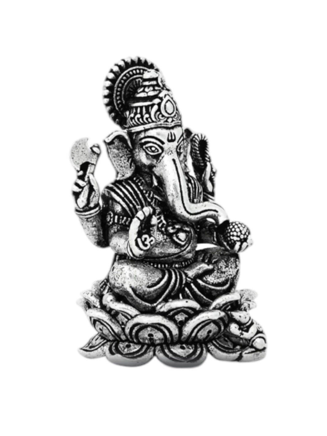 Lord Ganesh Pure Silver 3d Idol