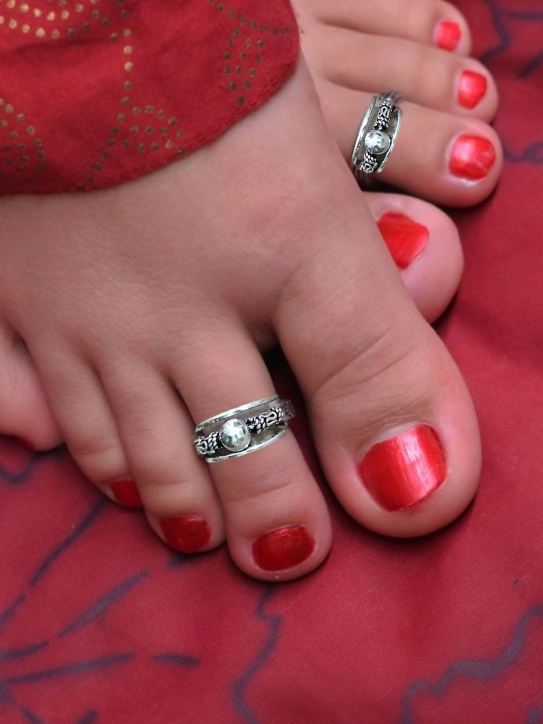 Ball band Toe Rings