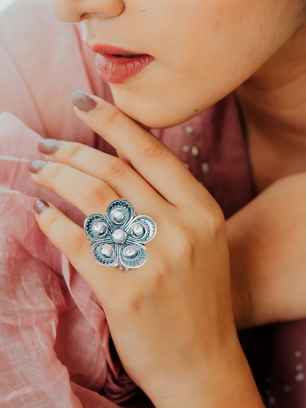 Boho Floral Ring - PSA Jewels