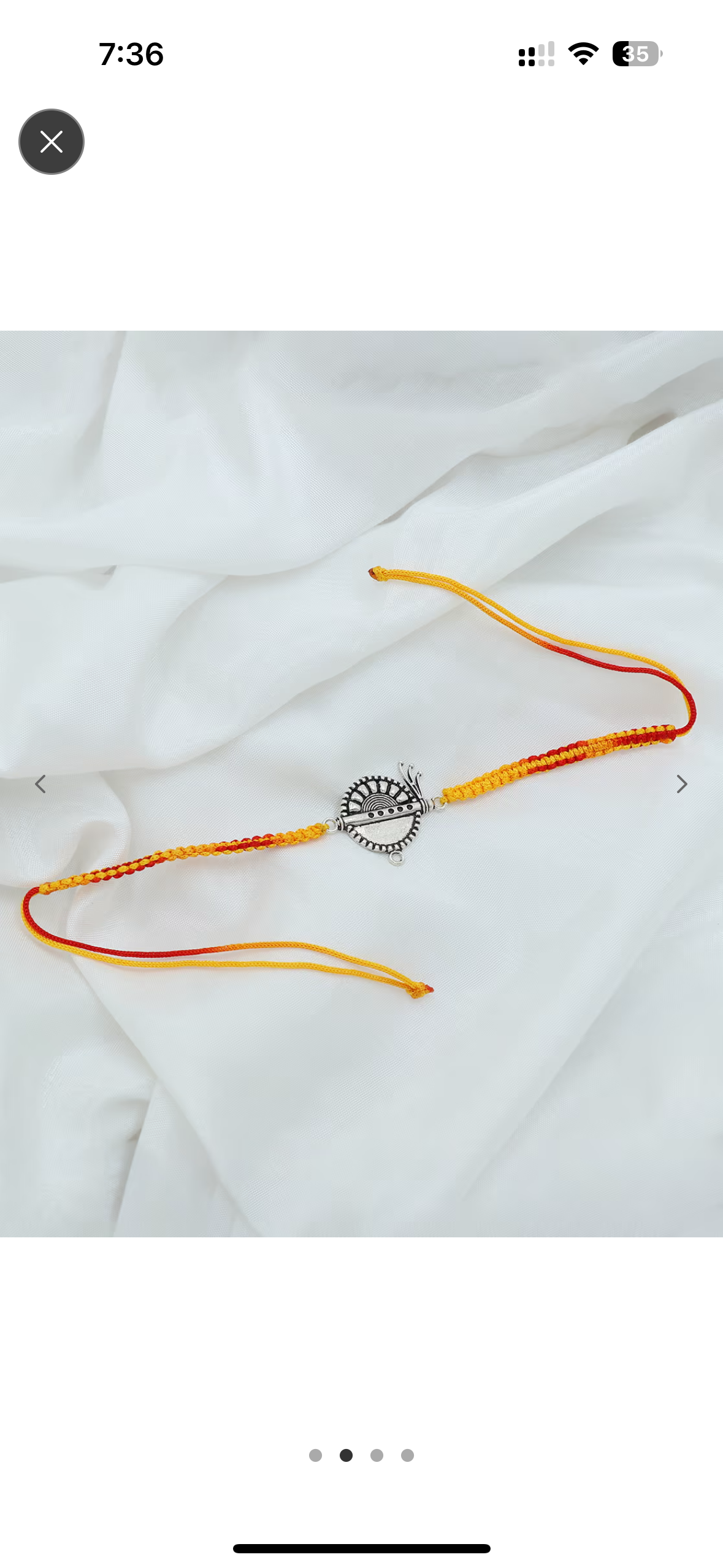 Auspicious Krishna Baasuri Moli Rakhi