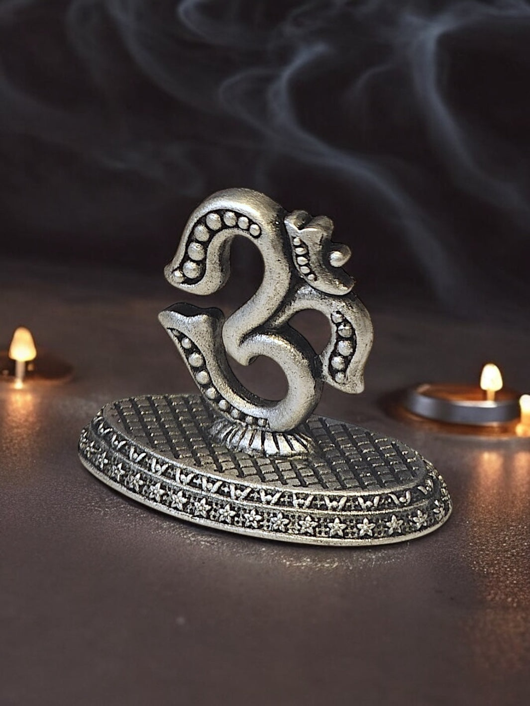 Pure Silver Antique OM symbol