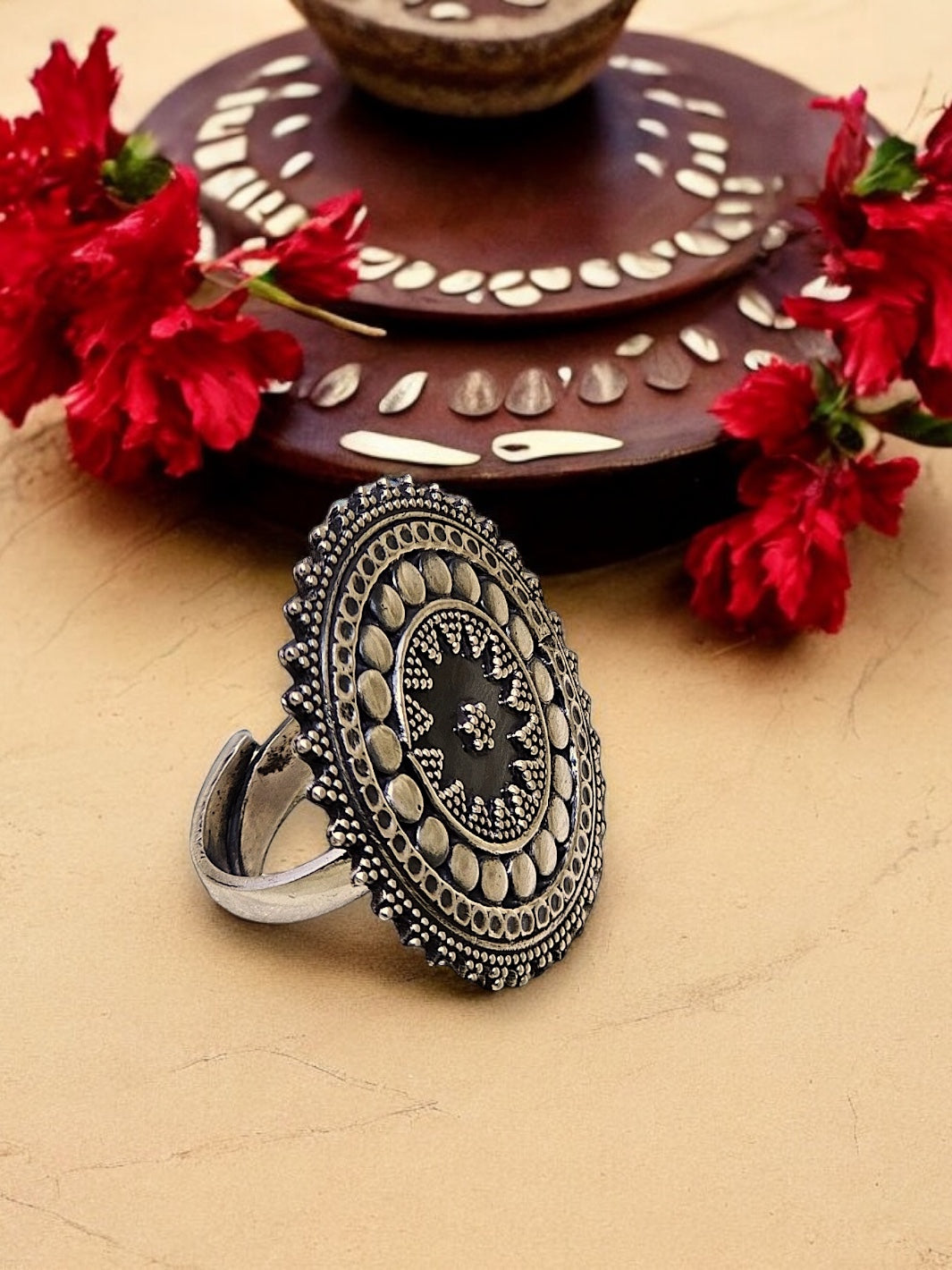 Tribal Big Size Ring - PSA Jewels