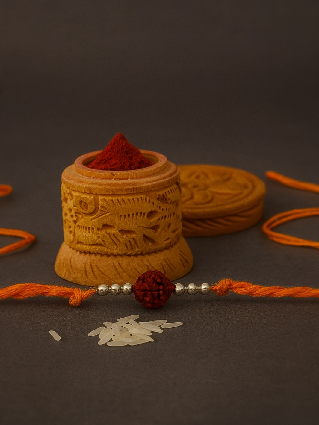 Auspicious Rudraksha Moli Rakhi