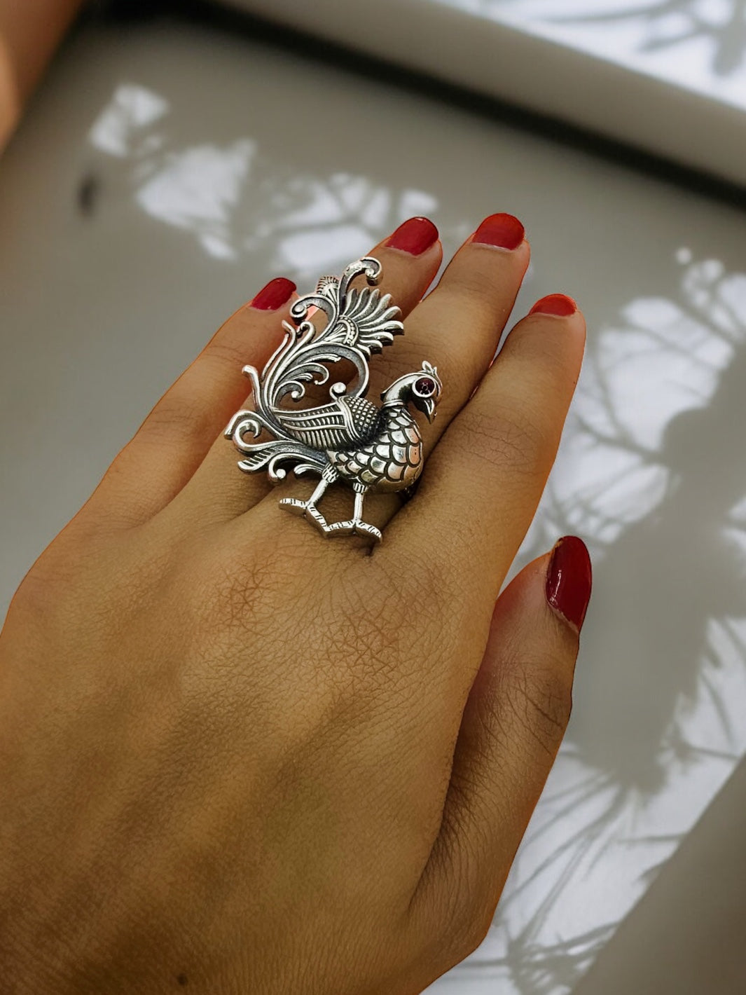 Silver Bird Ring