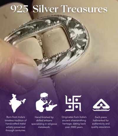 Pure Silver Bowl and Spoon Set
